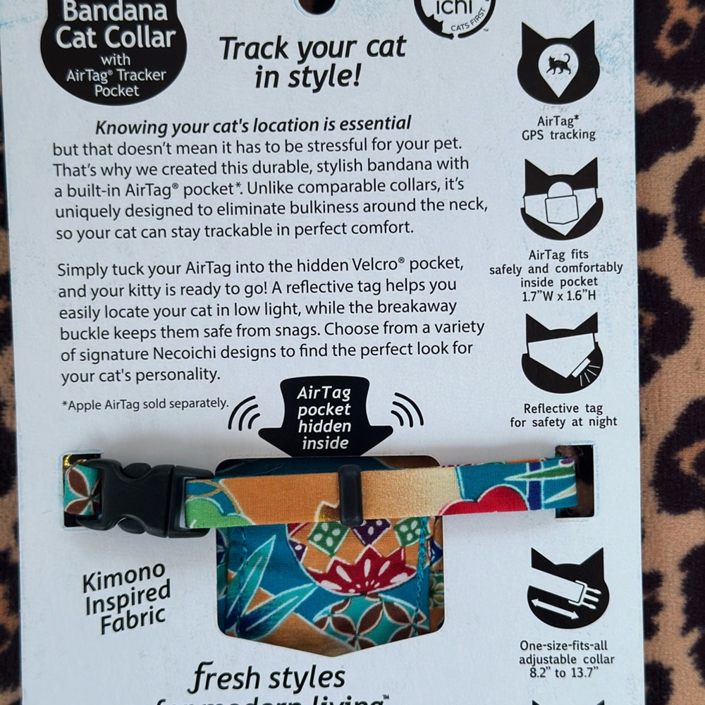 Cat or Dog AirTag Bandana